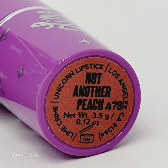 Not Another Peach Lime Crime Unicorn Lipstick Brand New, NO BOX - Picture 11 of 11
